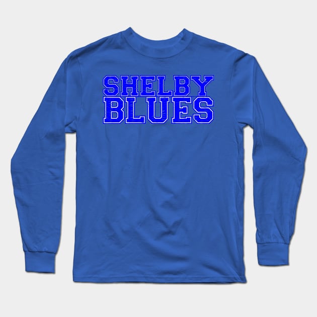 Vintage Shelby Blues Long Sleeve T-Shirt by 7071